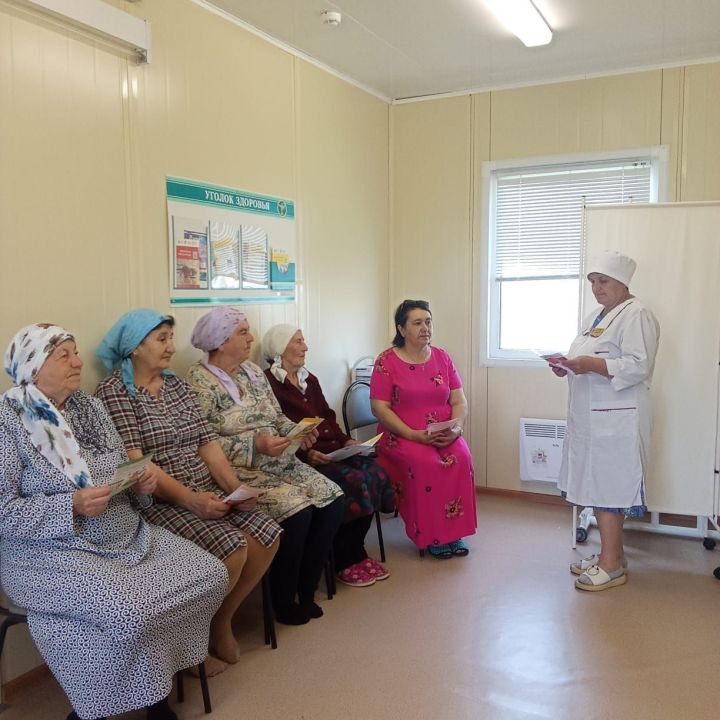 В Нижних Тиганах состоялась школа здоровья для пациентов с артериальной гипертензией
