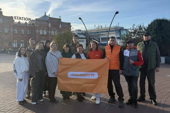 Волонтеры Татарстана помогают восстанавливать приграничные территории Курской области
