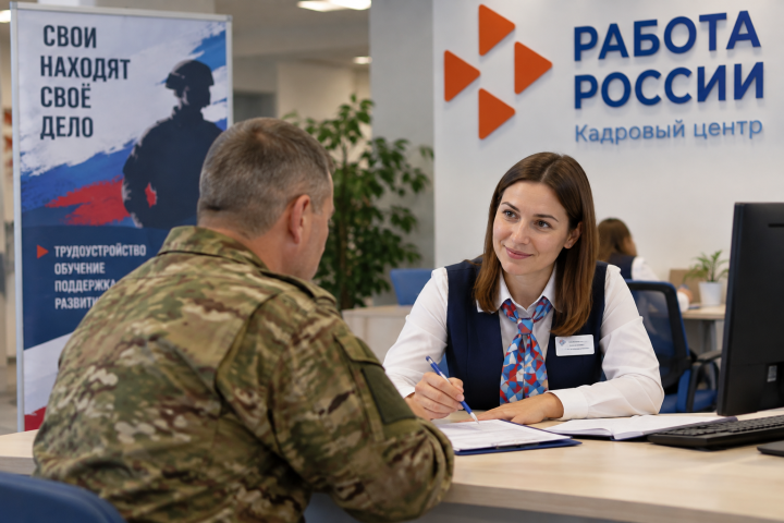 В Татарстане почти 70% обратившихся за помощью ветеранов СВО нашли работу