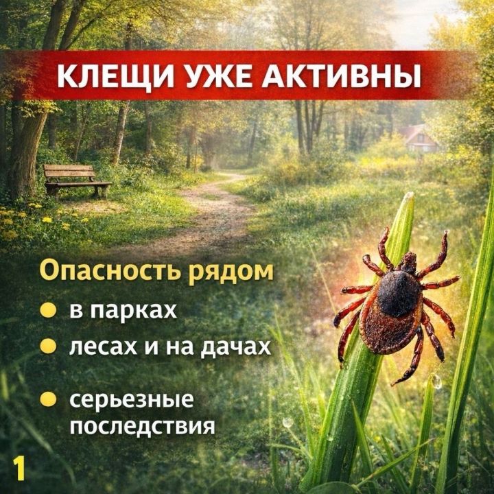 Как защитить детей от клещей: советы Чистопольского Роспотребнадзора