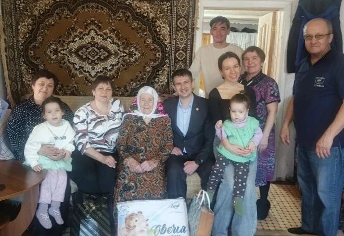Гимадеева Фаада Гайфулловна встретила свой 95-летний юбилей