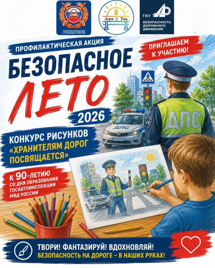 В Алексеевском районе стартовал конкурс рисунков к 90-летию Госавтоинспекции
