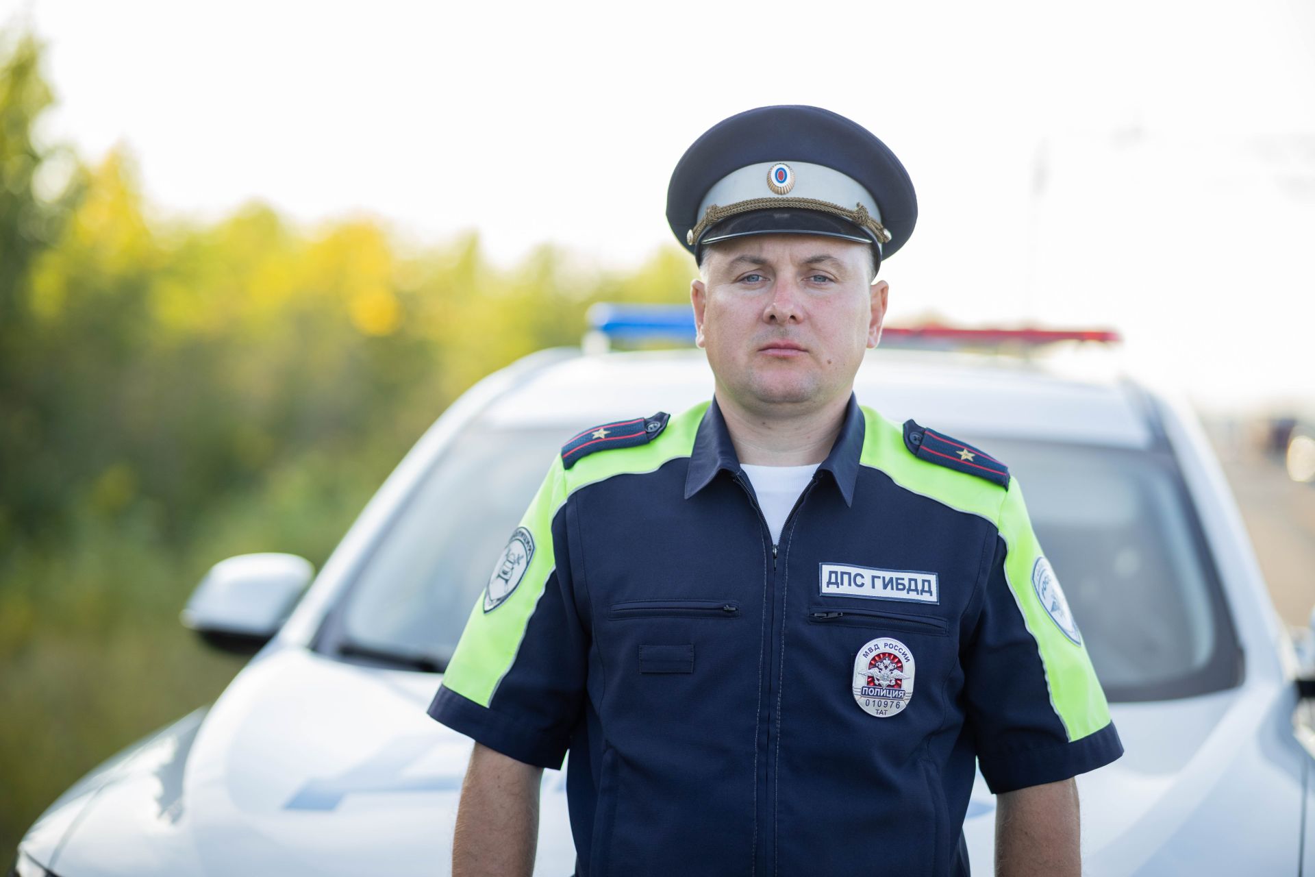 Начальник Госавтоинспекции Алексеевского района Руслан Шакиров