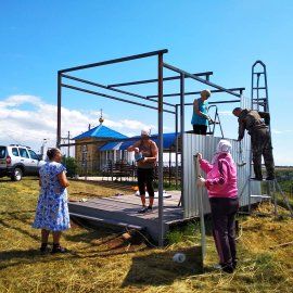 В Войкинском поселении жители активно благоустраивают свои села