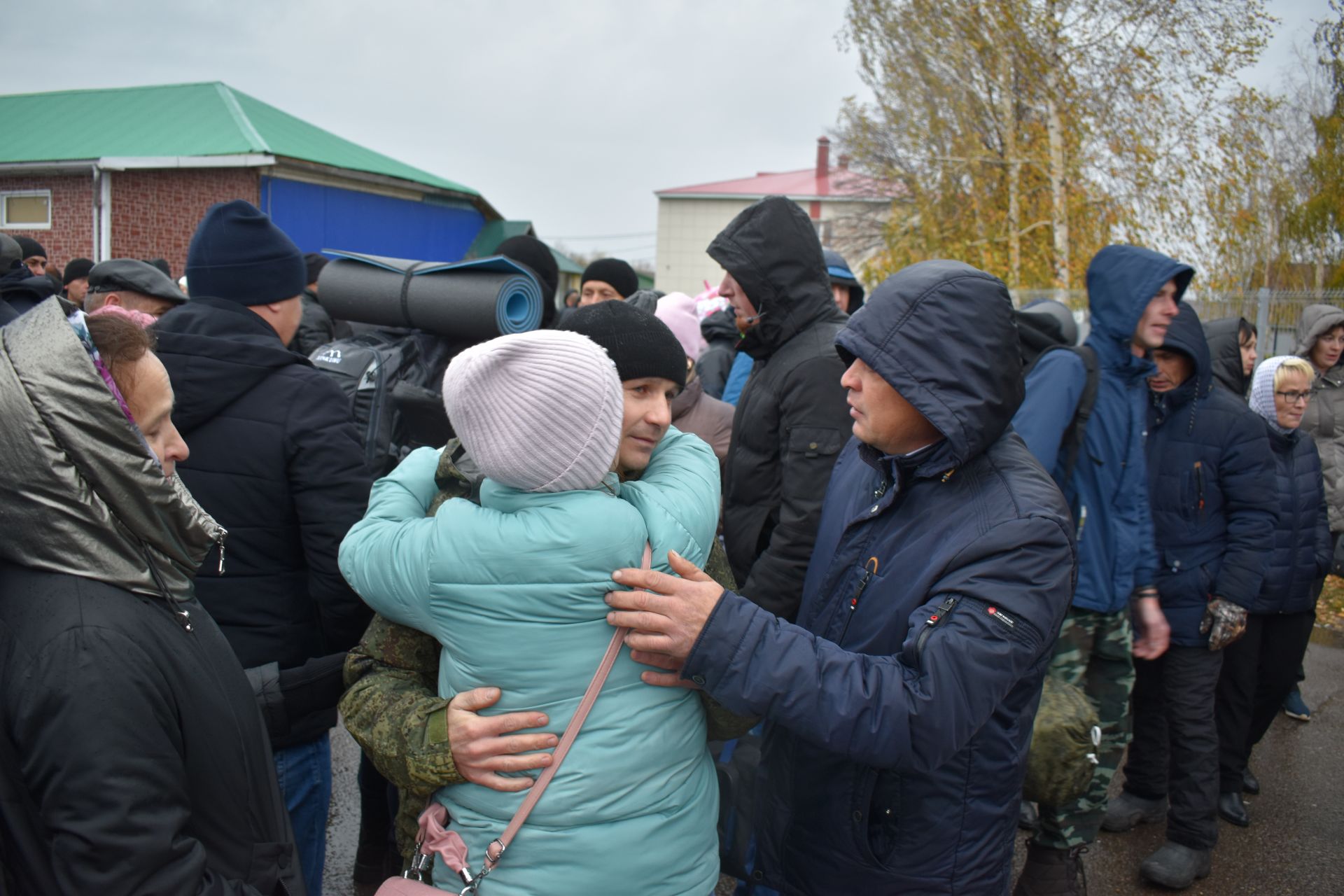 Глава Алексеевского района напутствовал мобилизованных перед отправкой в Казань