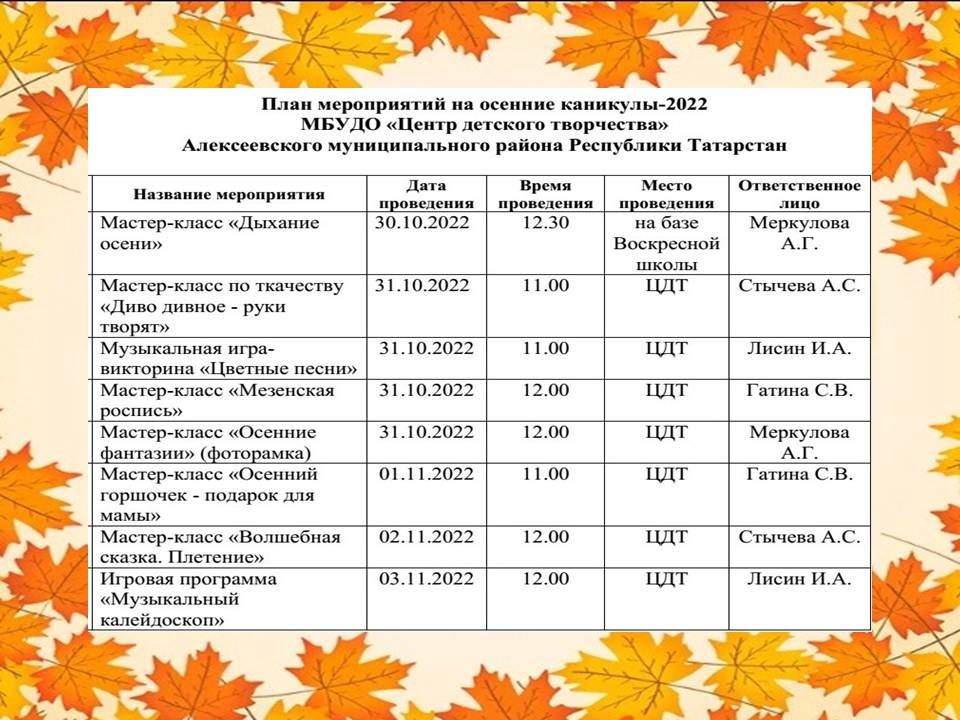 Каникулы в школе осень 2024. Мероприятия на осенние каникулы. План мероприятий на осенние каникулы в школе. Афиша мероприятий на каникулы.