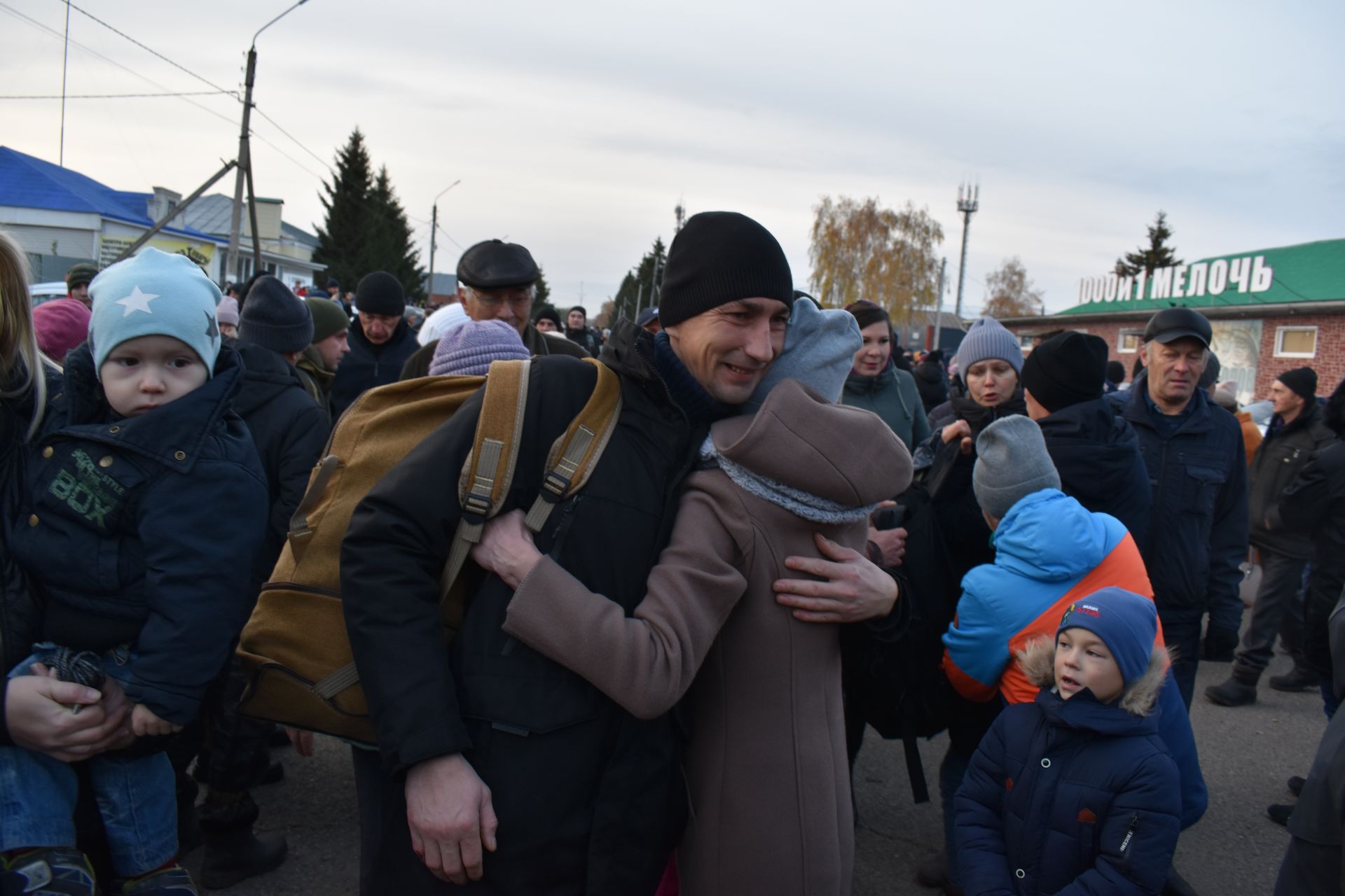 В Алексеевском проводили на учебный полигон четвертую команду мобилизованных