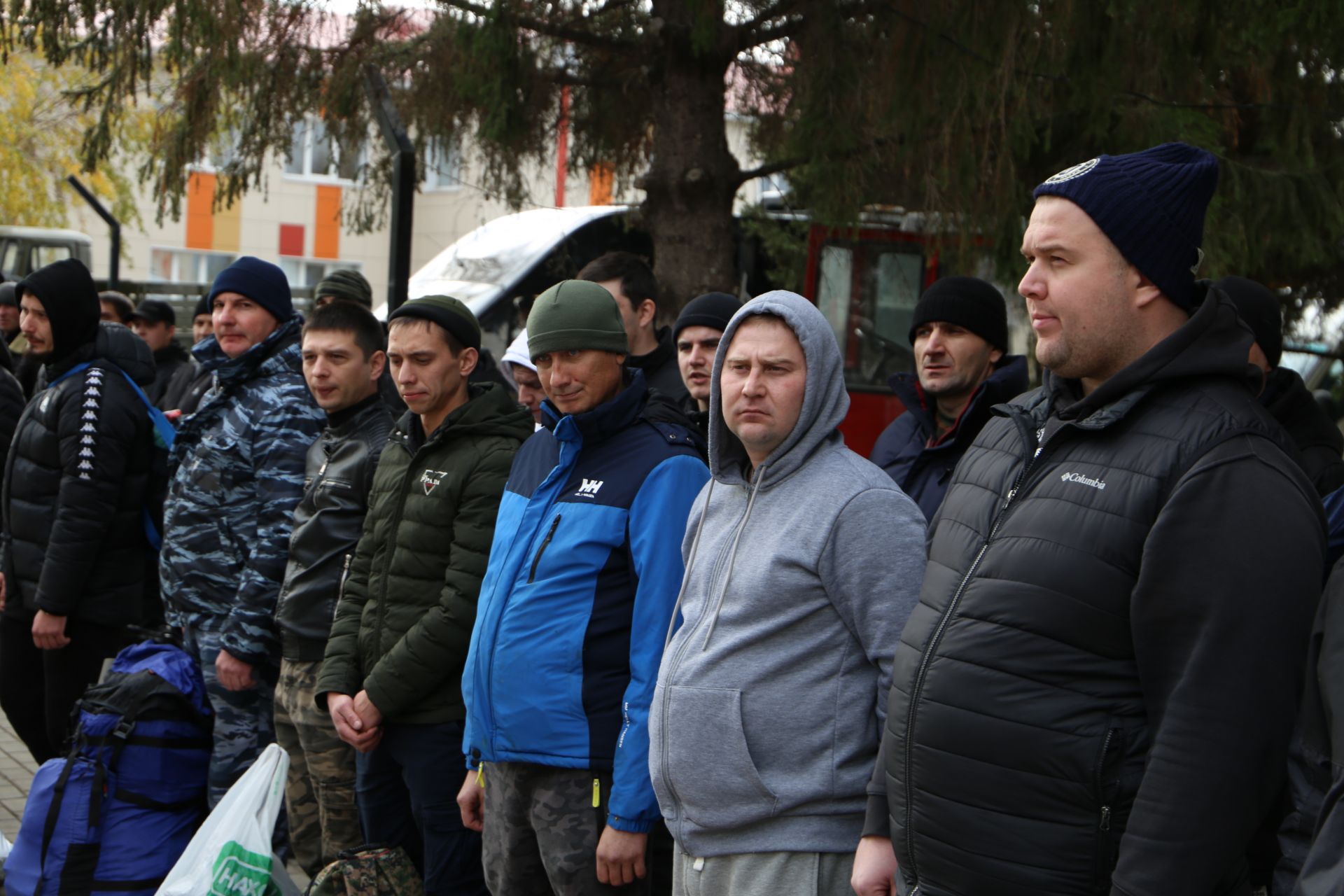 В Алексеевском проводили на учебный полигон четвертую команду мобилизованных