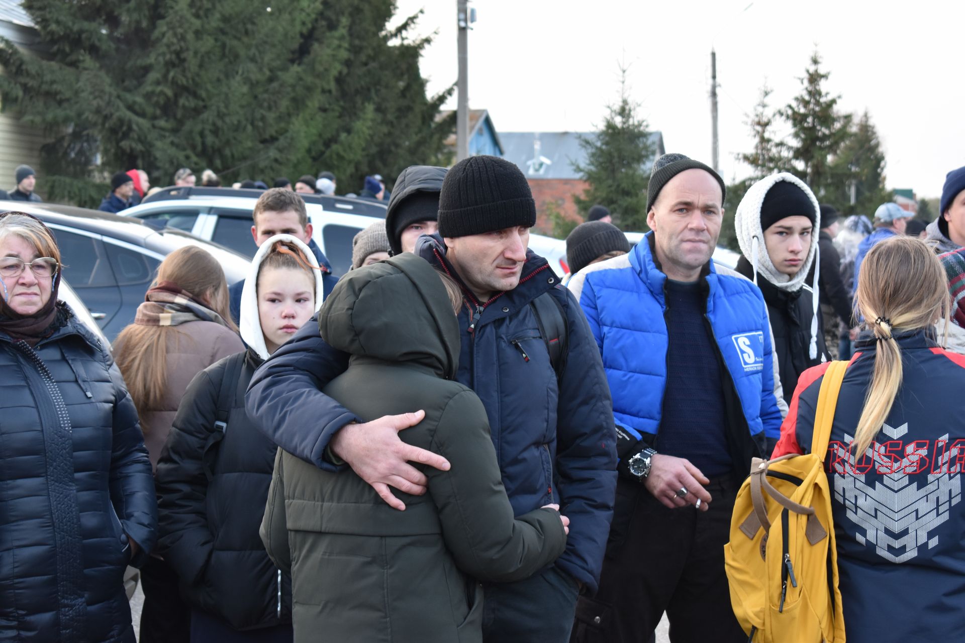 В Алексеевском проводили на учебный полигон четвертую команду мобилизованных