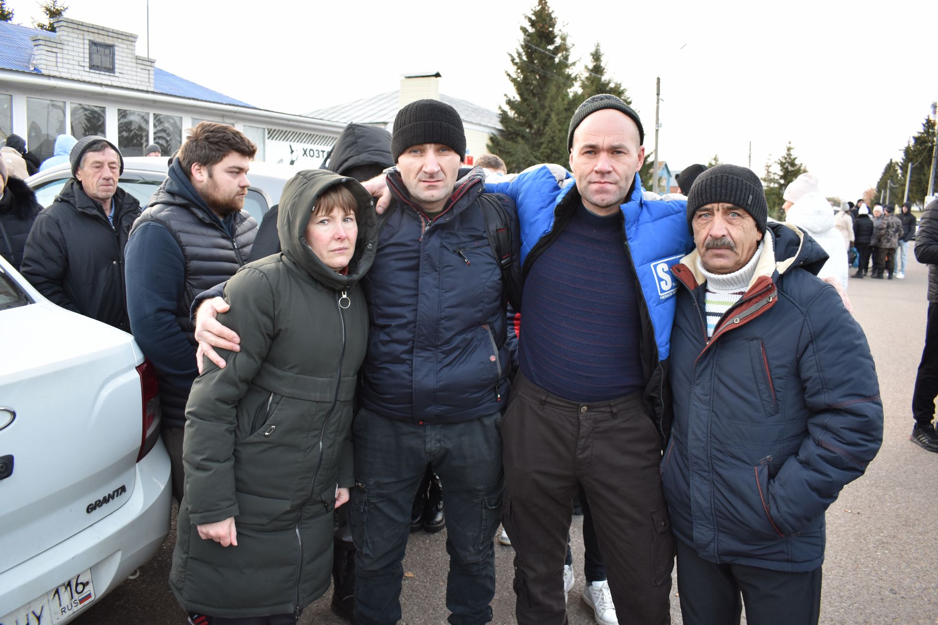 В Алексеевском проводили на учебный полигон четвертую команду мобилизованных