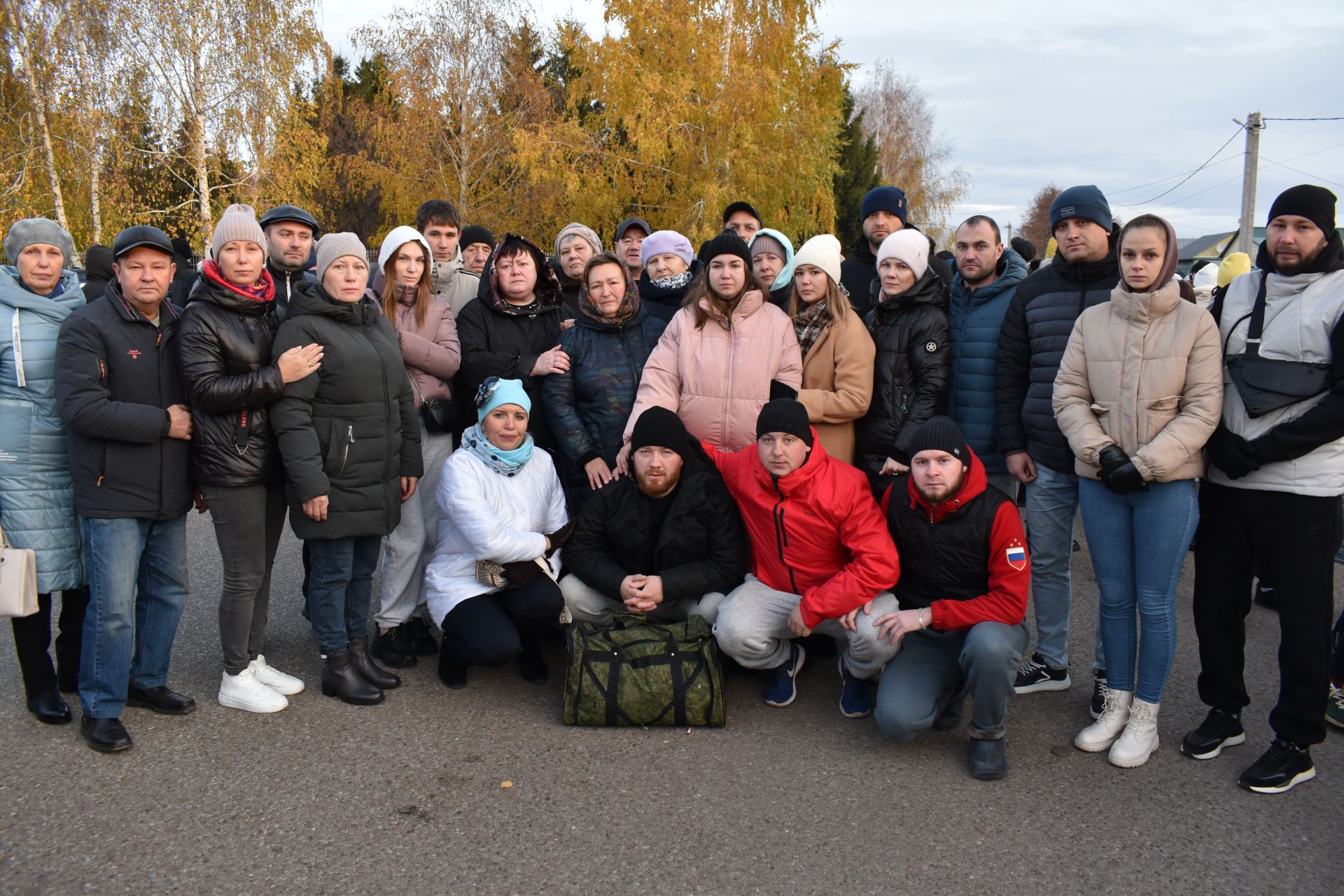 В Алексеевском проводили на учебный полигон четвертую команду мобилизованных