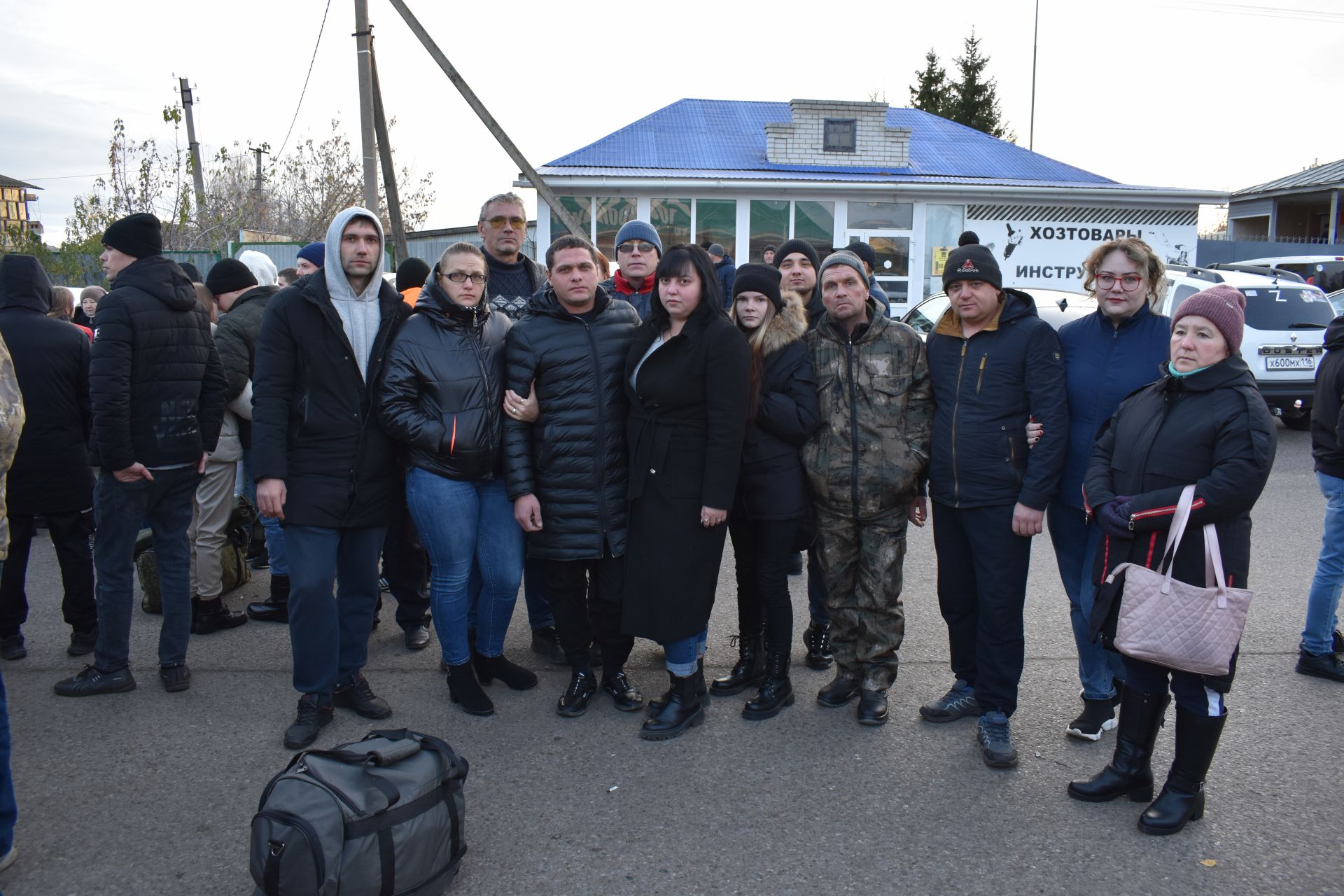 В Алексеевском проводили на учебный полигон четвертую команду мобилизованных