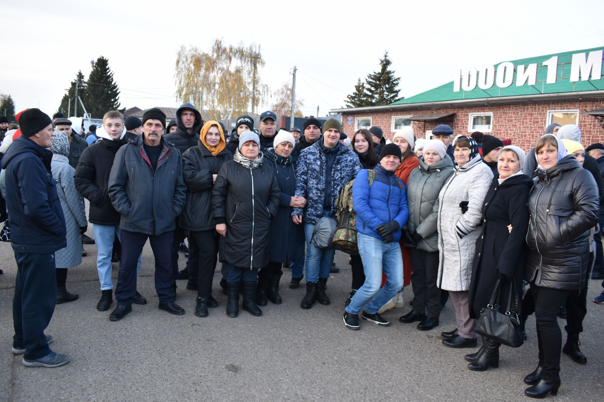 В Алексеевском проводили на учебный полигон четвертую команду мобилизованных