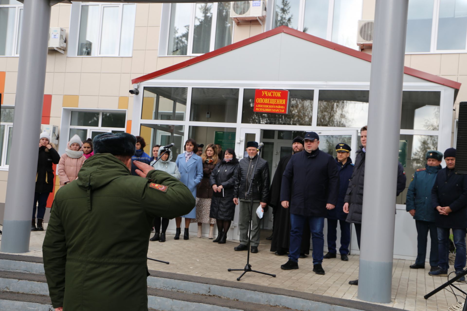 В Алексеевском проводили на учебный полигон четвертую команду мобилизованных