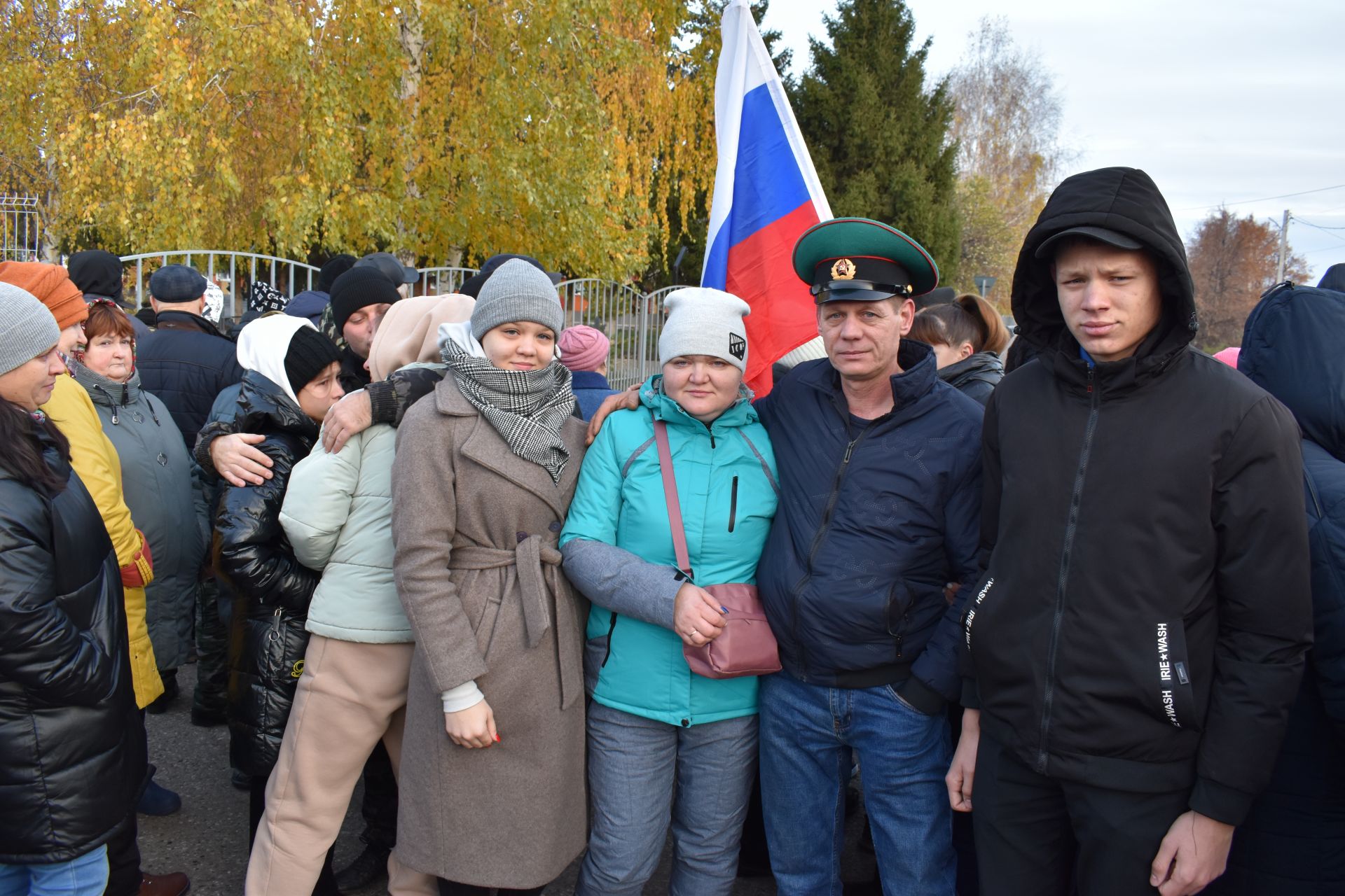 В Алексеевском проводили на учебный полигон четвертую команду мобилизованных