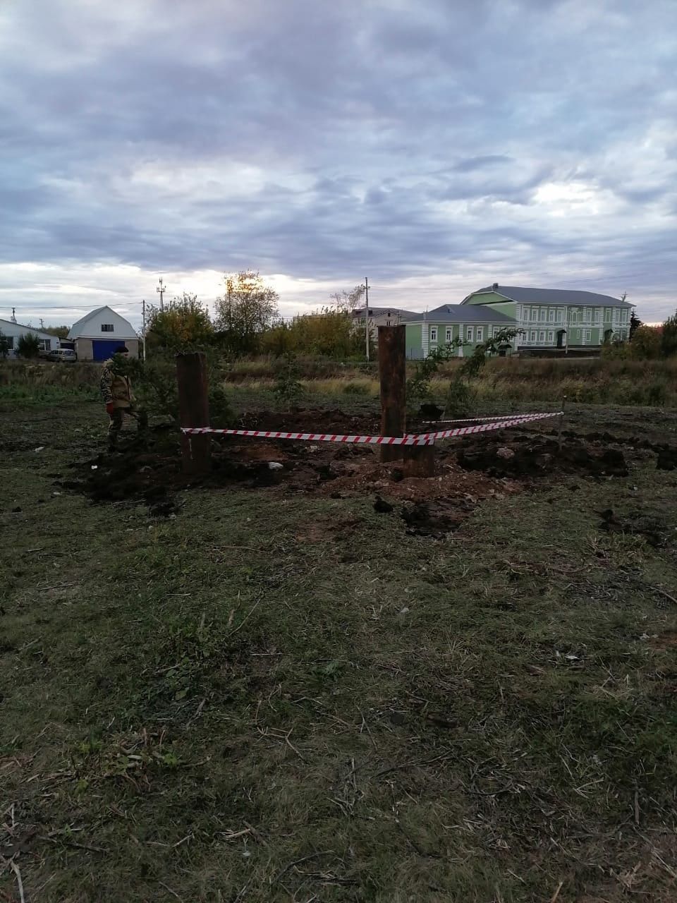 В Билярске на месте будущей часовни провели молебен и забили первые сваи