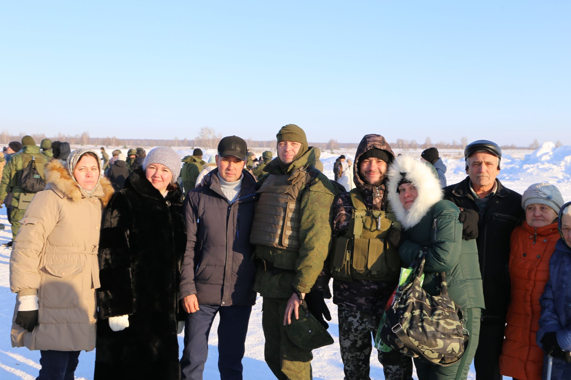 Алексеевские мобилизованные завершили подготовку и отправились в действующую армию
