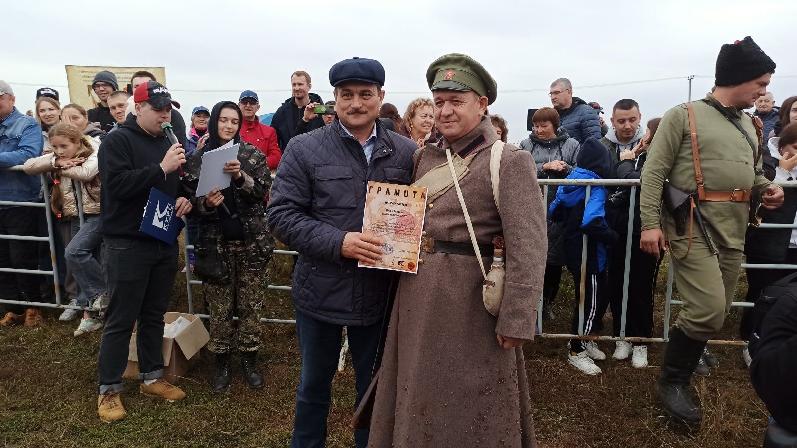 Алексеевцы приняли участие в реконструкции боя времён Гражданской войны