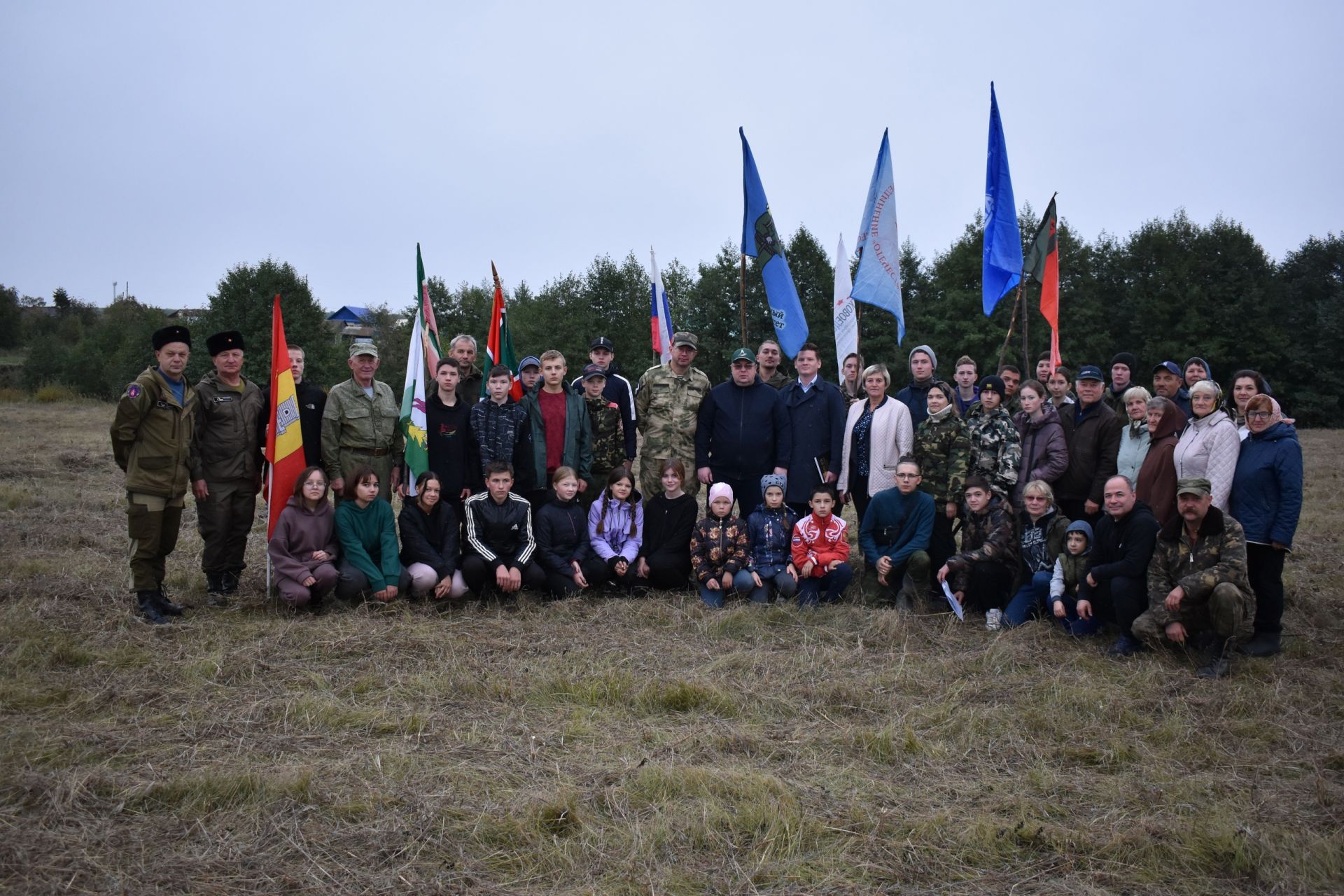 В селе Войкино Алексеевского района, на берегу реки Актай, завершилась очередная Вахта памяти