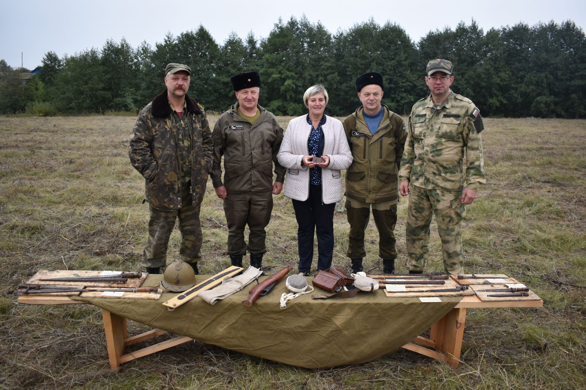 В селе Войкино Алексеевского района, на берегу реки Актай, завершилась очередная Вахта памяти