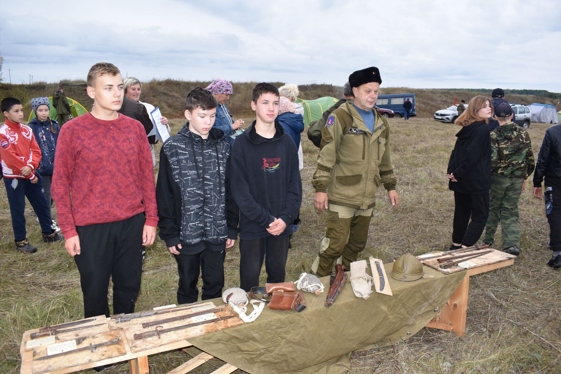 В селе Войкино Алексеевского района, на берегу реки Актай, завершилась очередная Вахта памяти