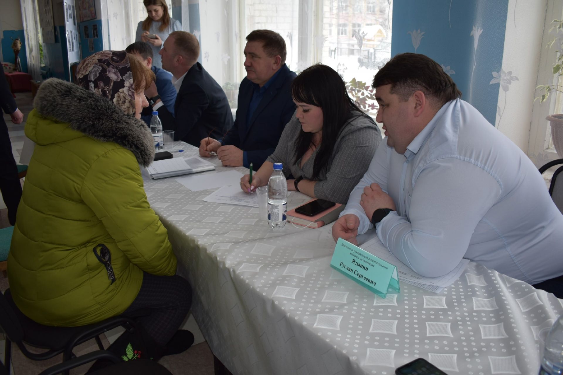 В Ерыклинском сельском поселении под председательством главы района Сергея Демидова провели собрание граждан