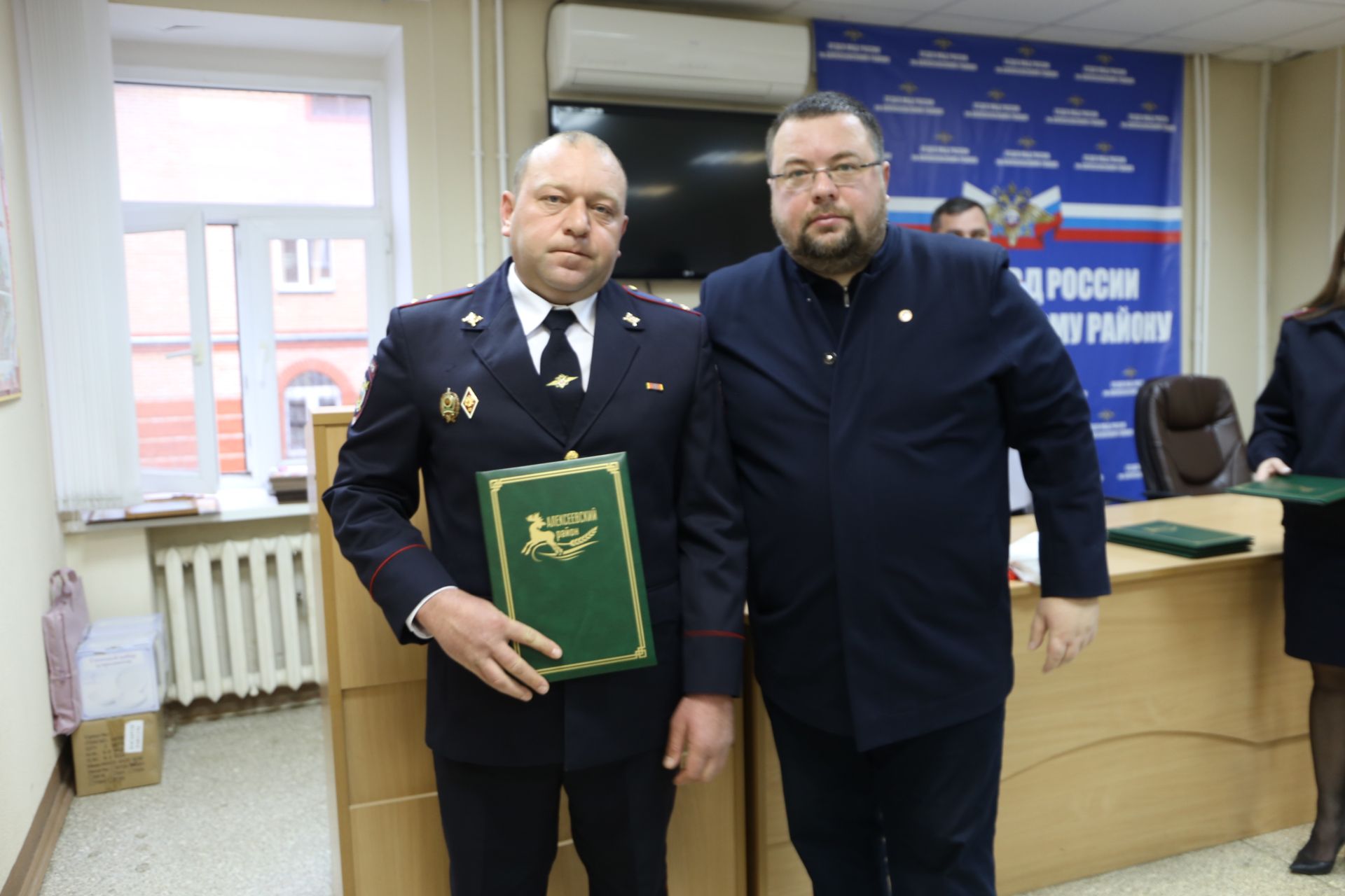 В Алексеевском наградили лучших полицейских