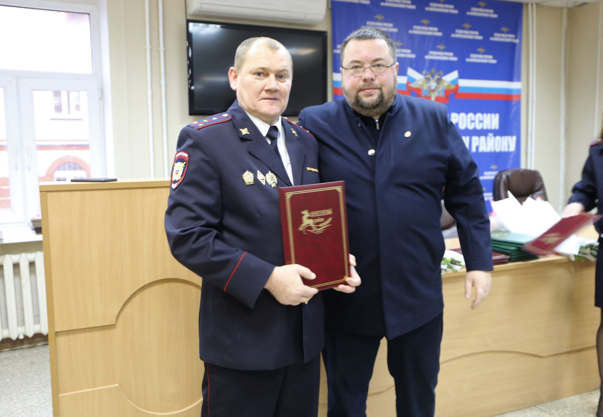 В Алексеевском наградили лучших полицейских
