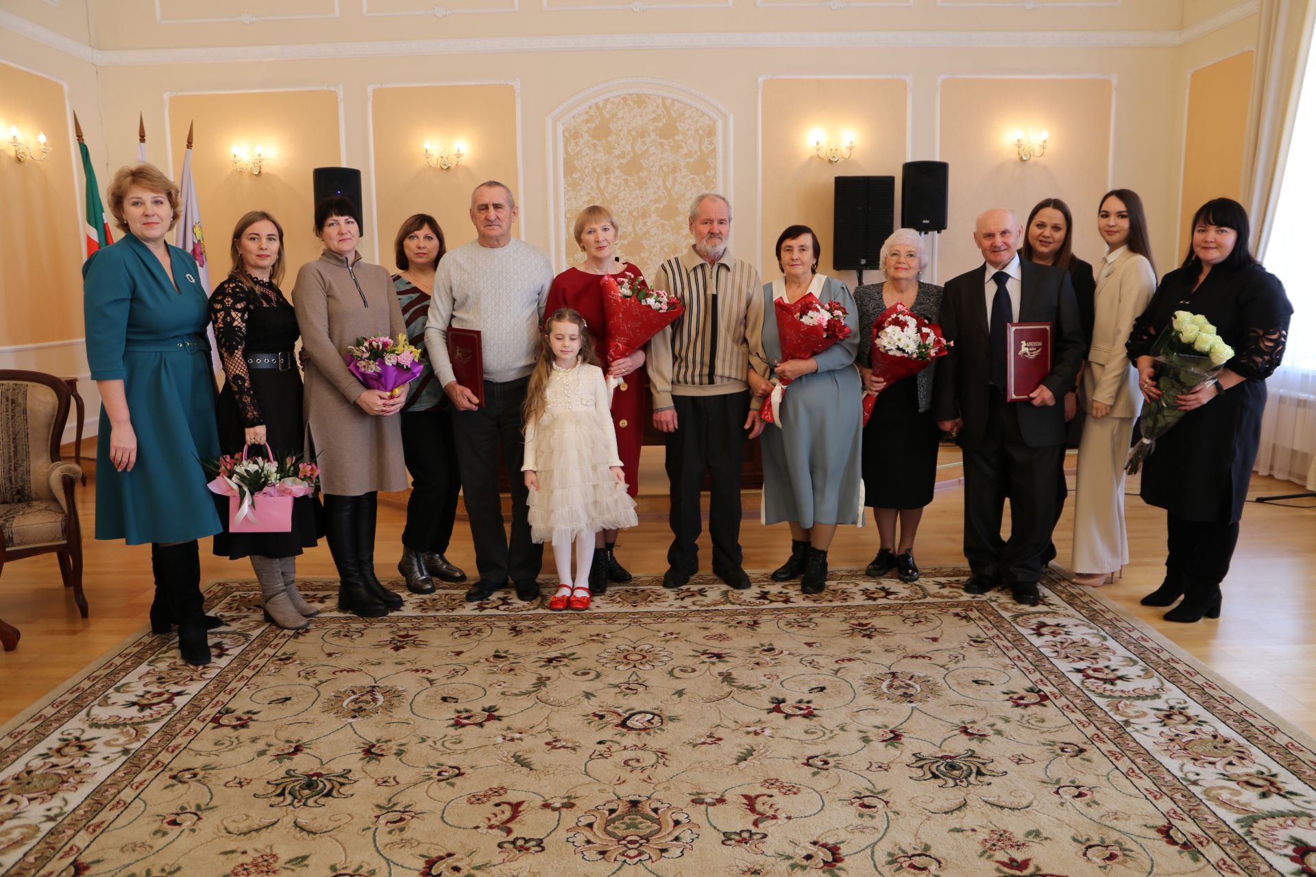 В Алексеевском ЗАГСе прошло чествование «золотых» семейных пар
