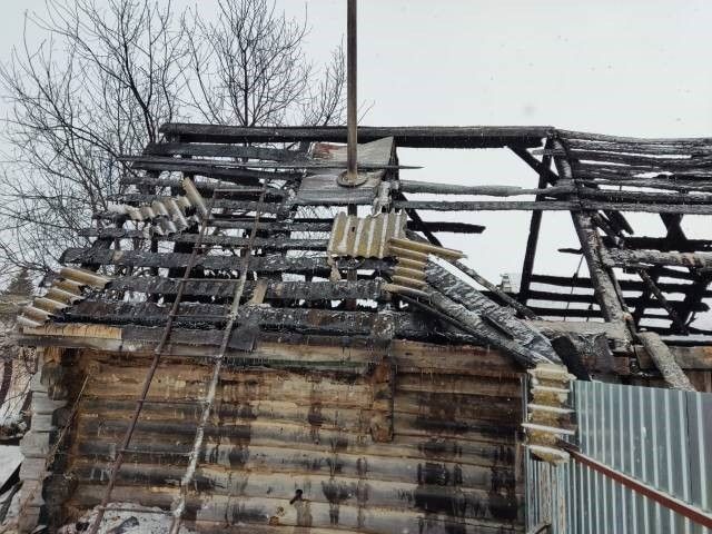 В Алексеевском районе произошел пожар