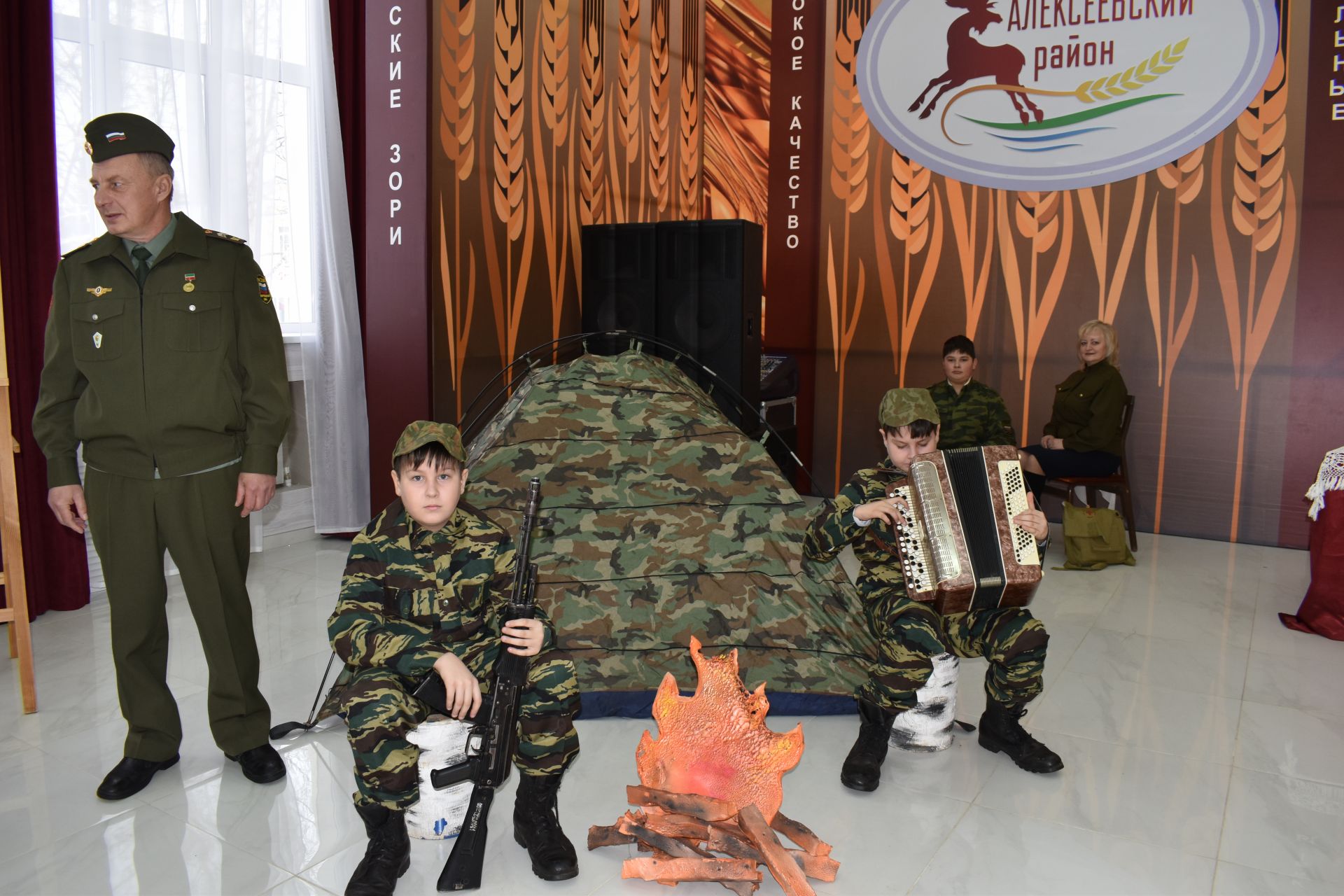 В Алексеевском прошел концерт в честь Дня защитника Отечества