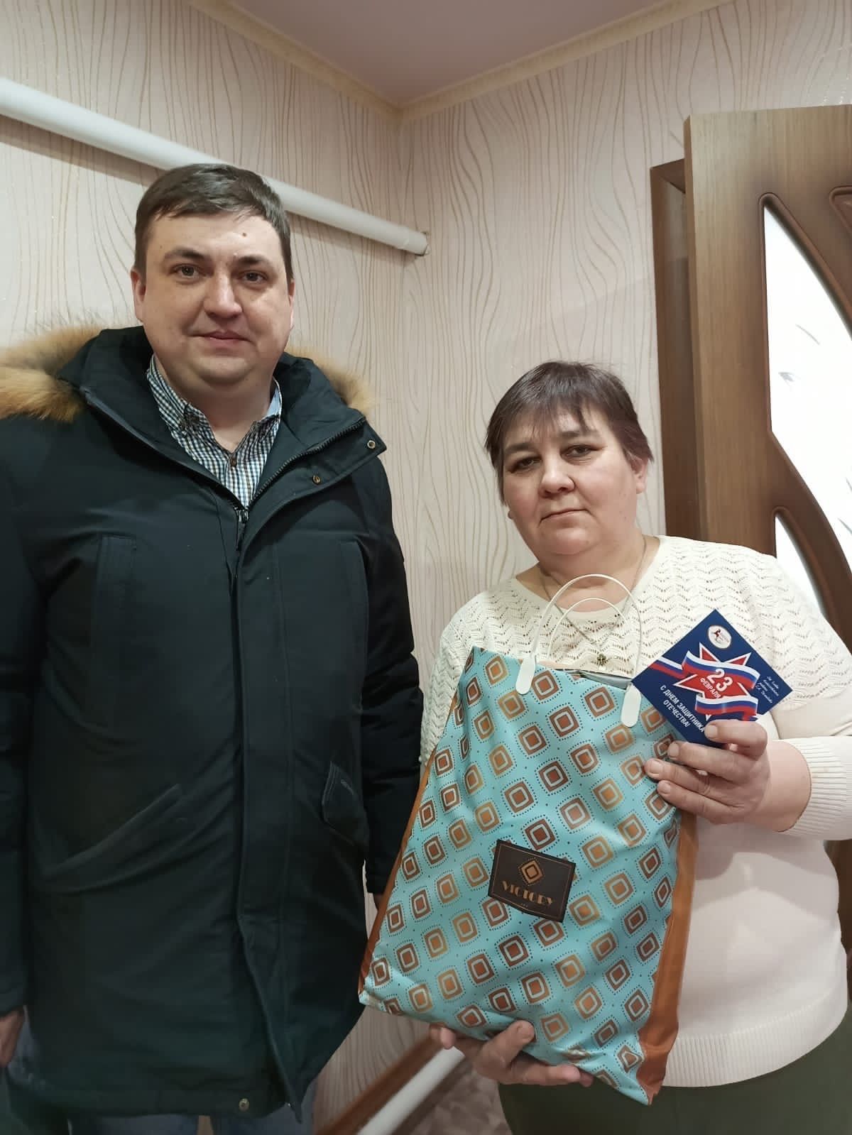 Семьи алексеевских мобилизованных получили продовольственные пакеты