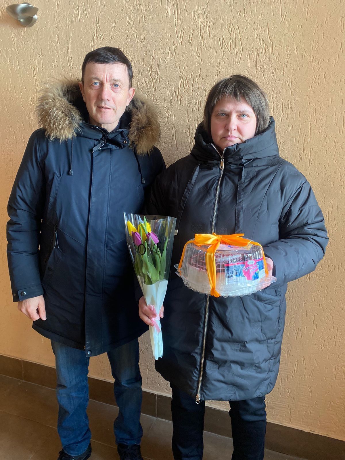 Мам и жён алексеевских мобилизованных поздравили с Международным женским днем
