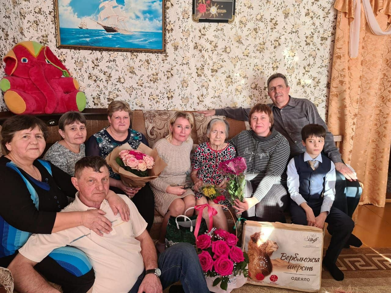Жительница села Масловка отпраздновала 90-летний юбилей