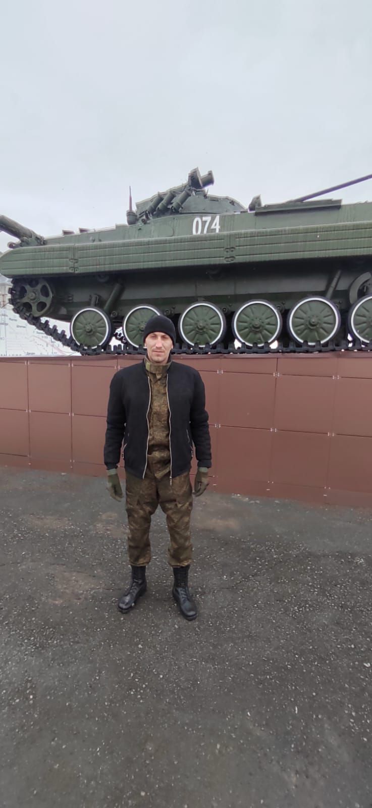 Житель Войкино отправился добровольцем в армию
