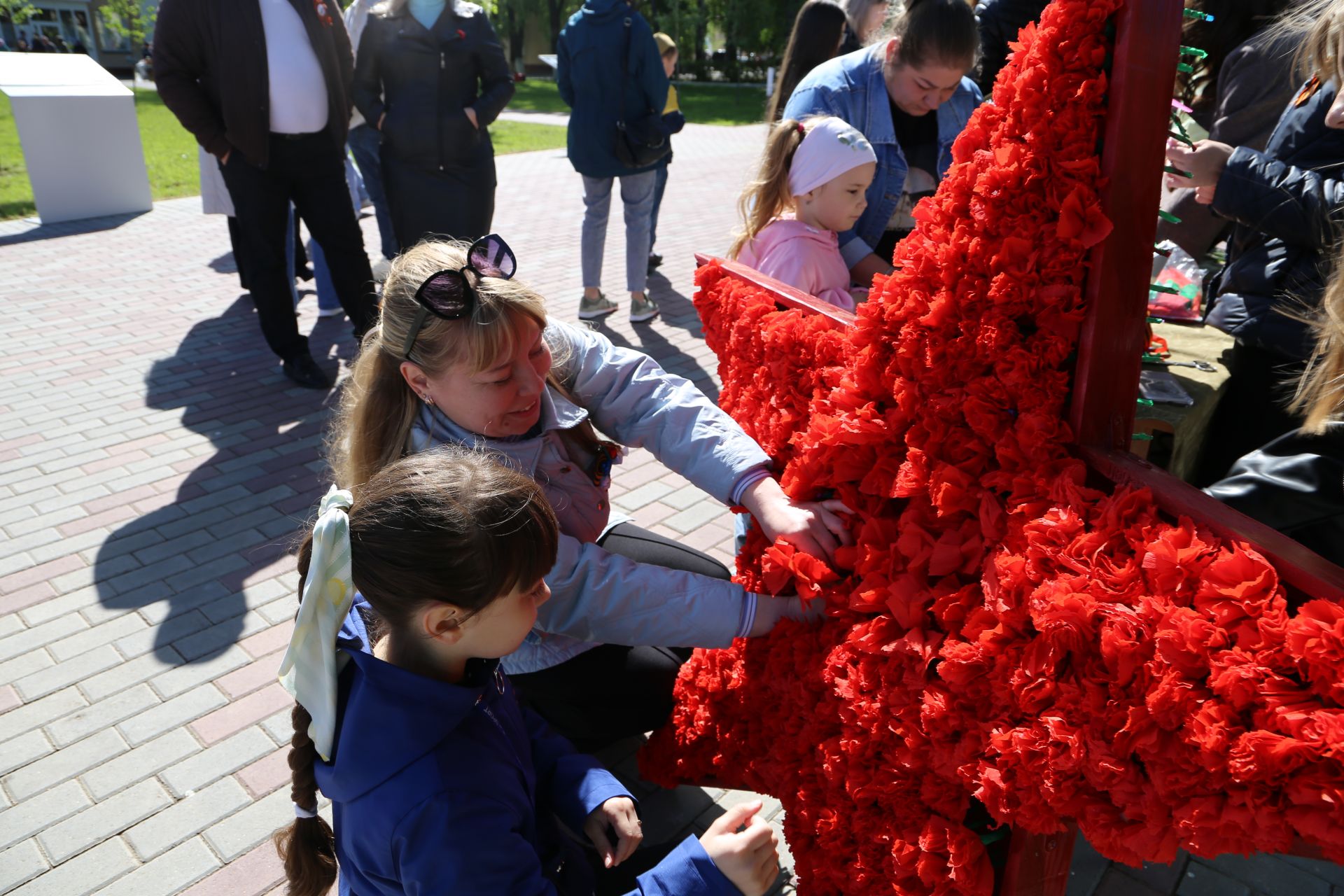 Фоторепортаж: торжественный митинг в Алексеевском в День Победы