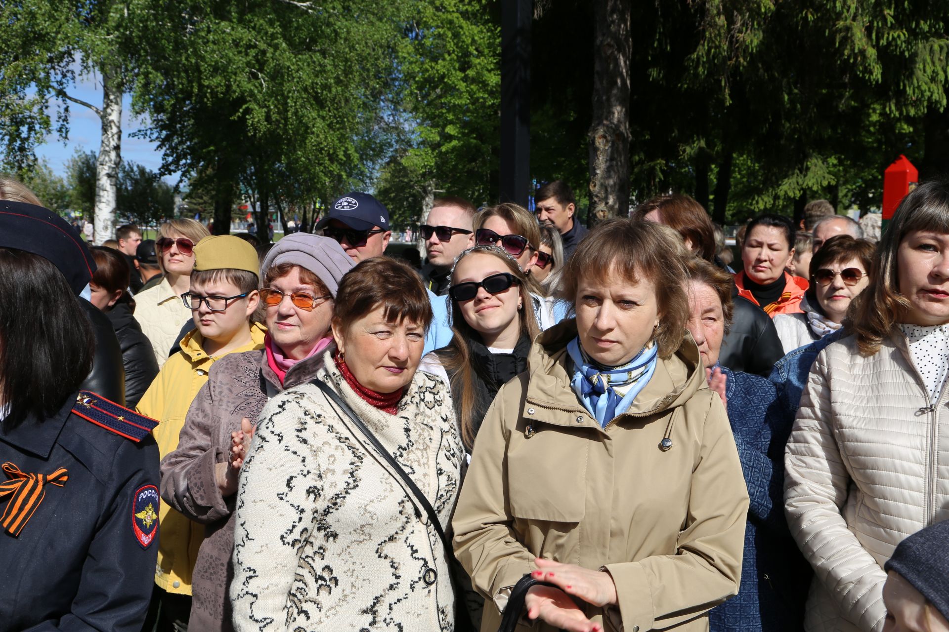 Фоторепортаж: торжественный митинг в Алексеевском в День Победы