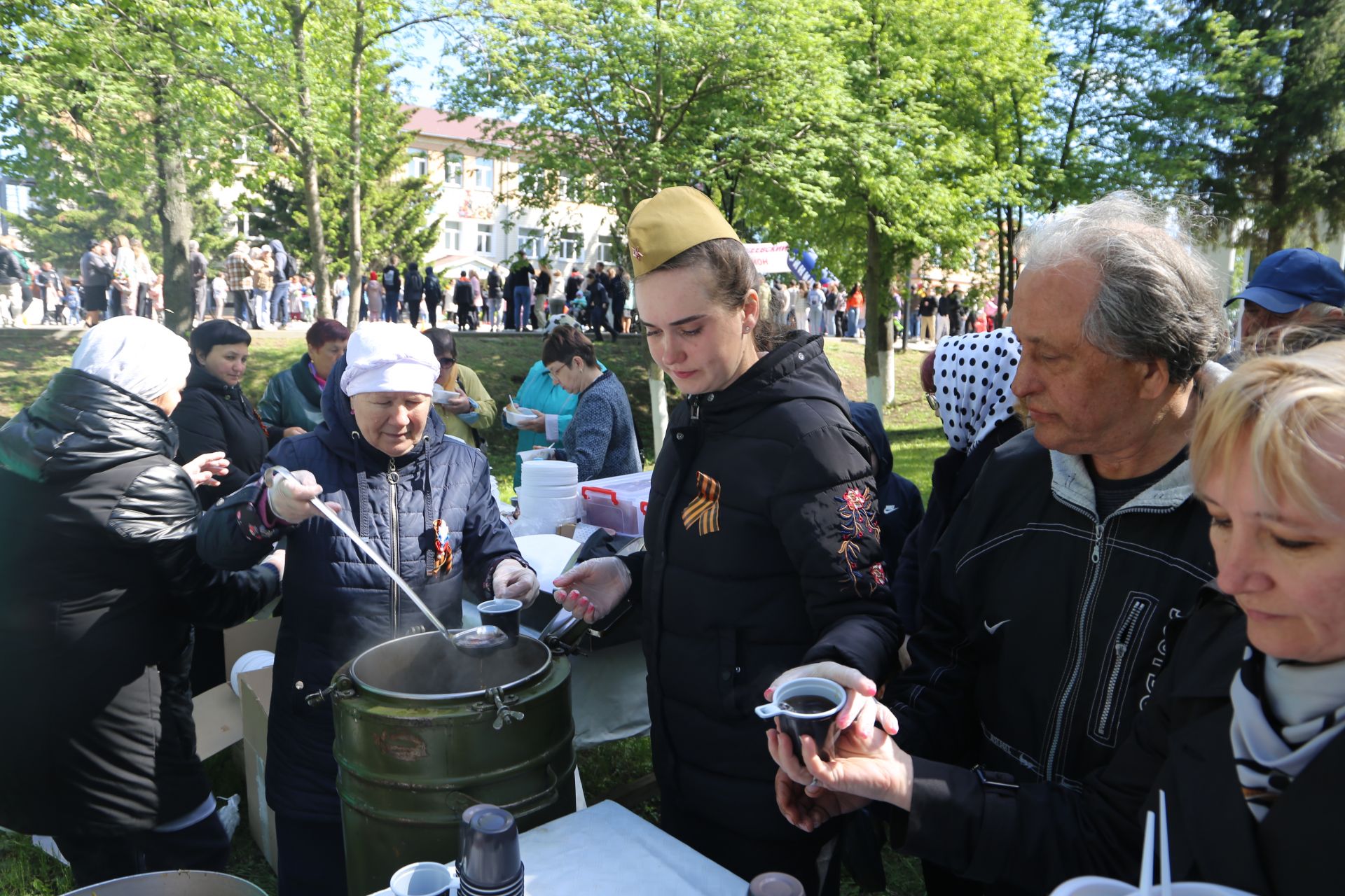 Фоторепортаж: торжественный митинг в Алексеевском в День Победы