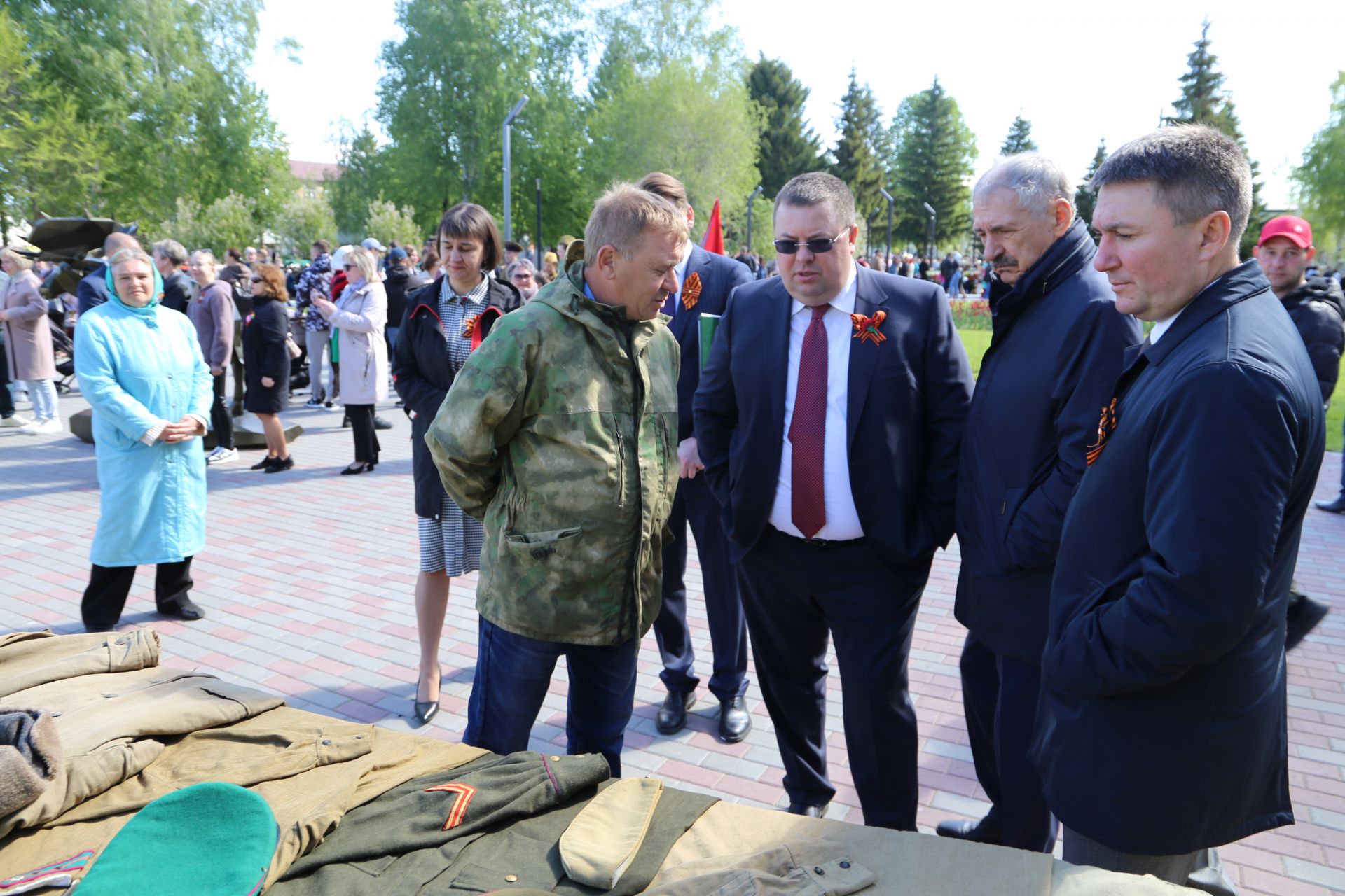 Фоторепортаж: торжественный митинг в Алексеевском в День Победы