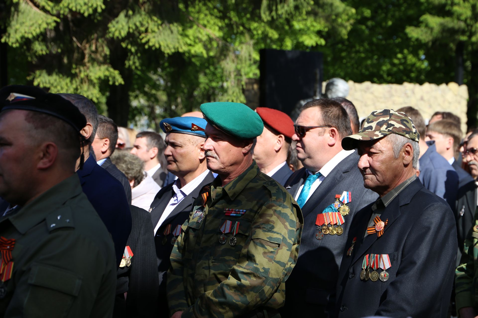 Фоторепортаж: торжественный митинг в Алексеевском в День Победы