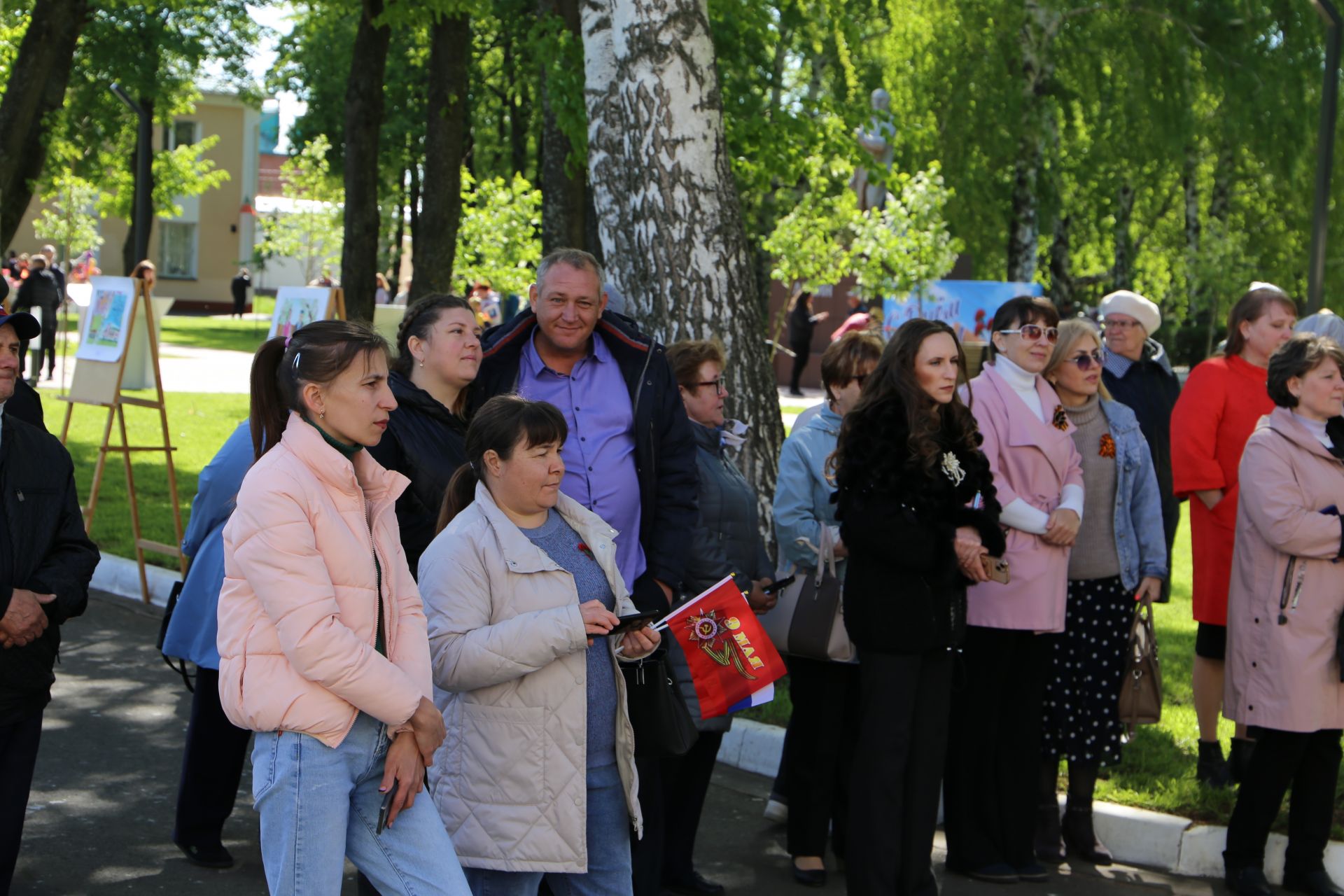 Фоторепортаж: торжественный митинг в Алексеевском в День Победы