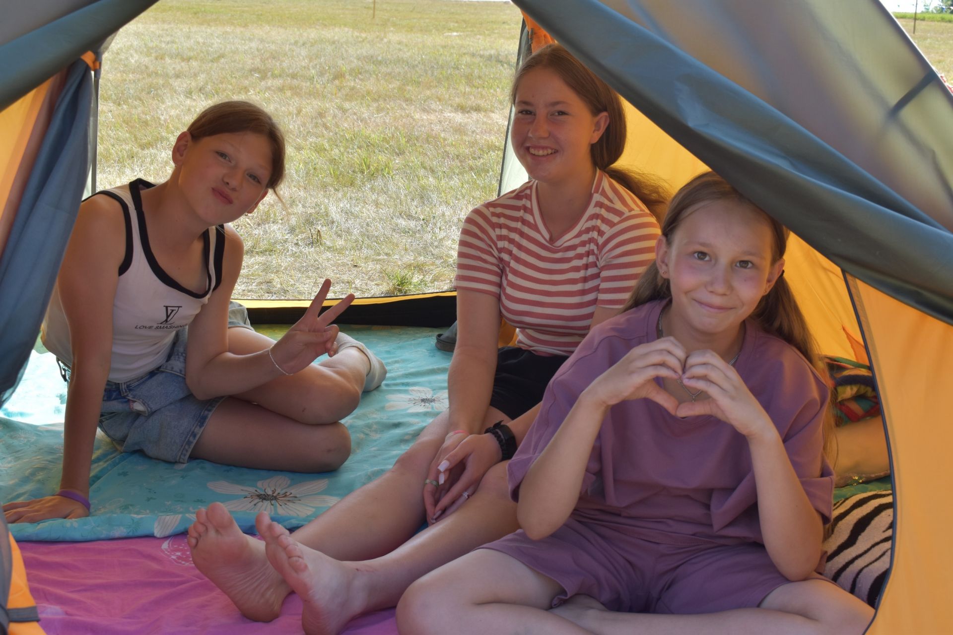 Палаточный лагерь «Олимп» открыл первую смену