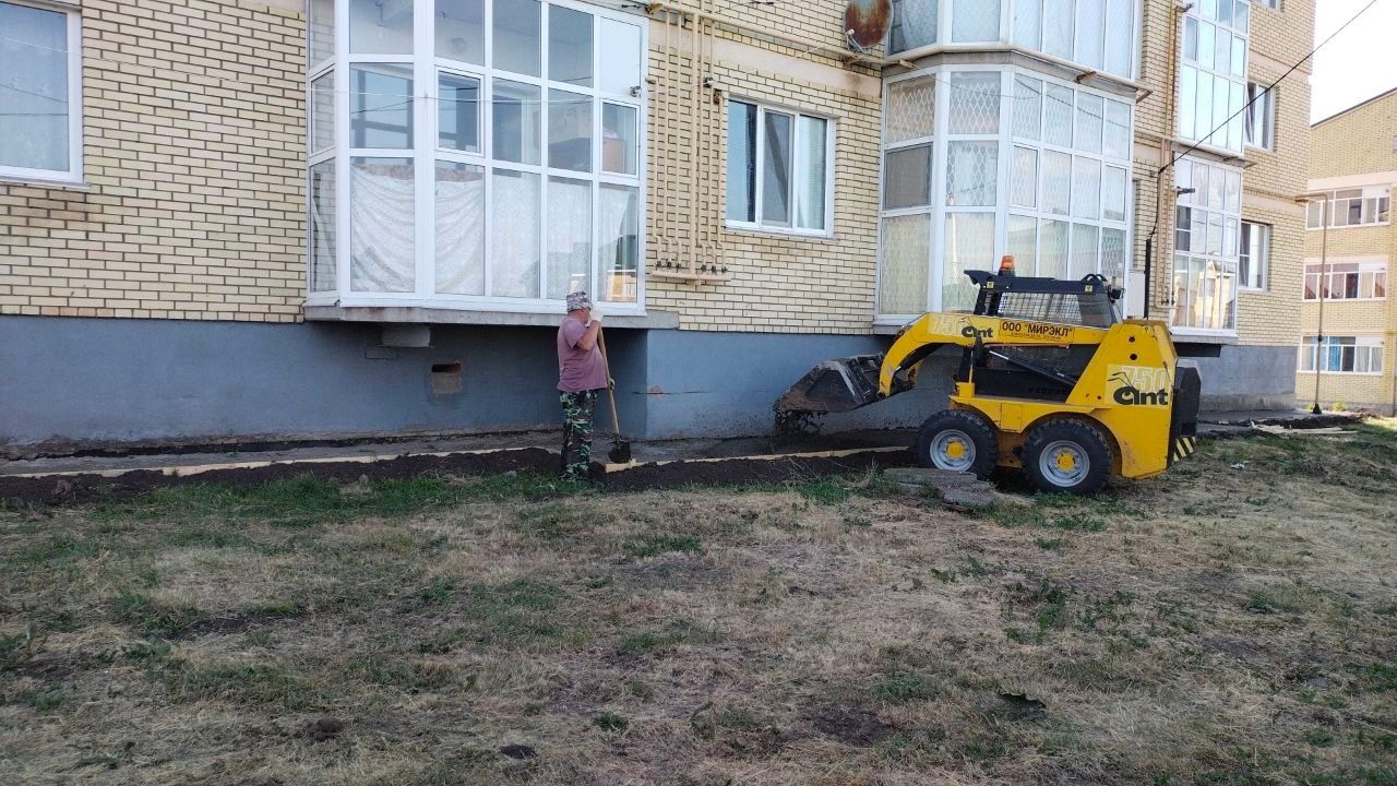 В Алексеевском в микрорайоне «Просторный» приступили к ремонту многоквартирных домов