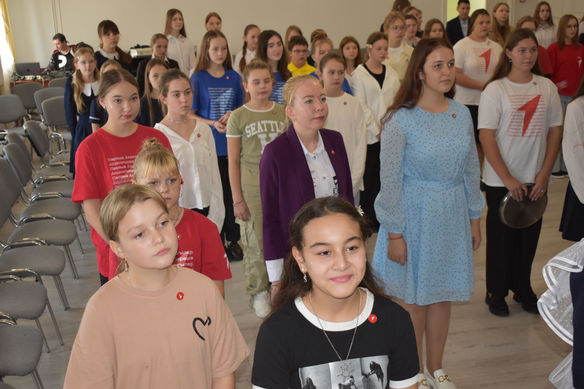 «Первые» принесли клятву: в Алексеевском прошла церемония посвящения в новую молодежную организацию