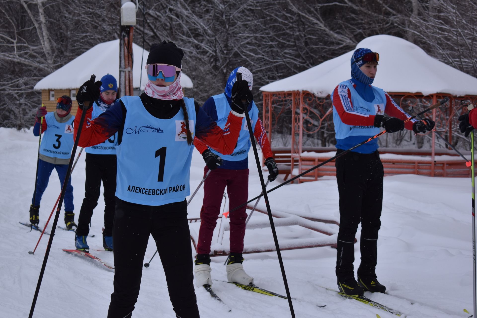 На лыжной базе прошли соревнования памяти Валерия Сергеева