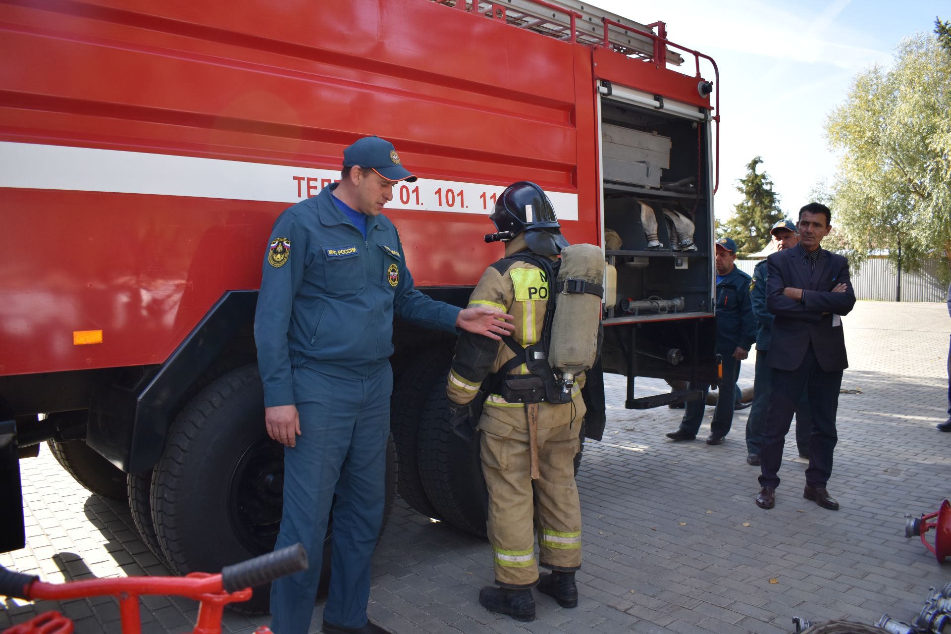 В Аграрном колледже прошли учения по гражданской обороне