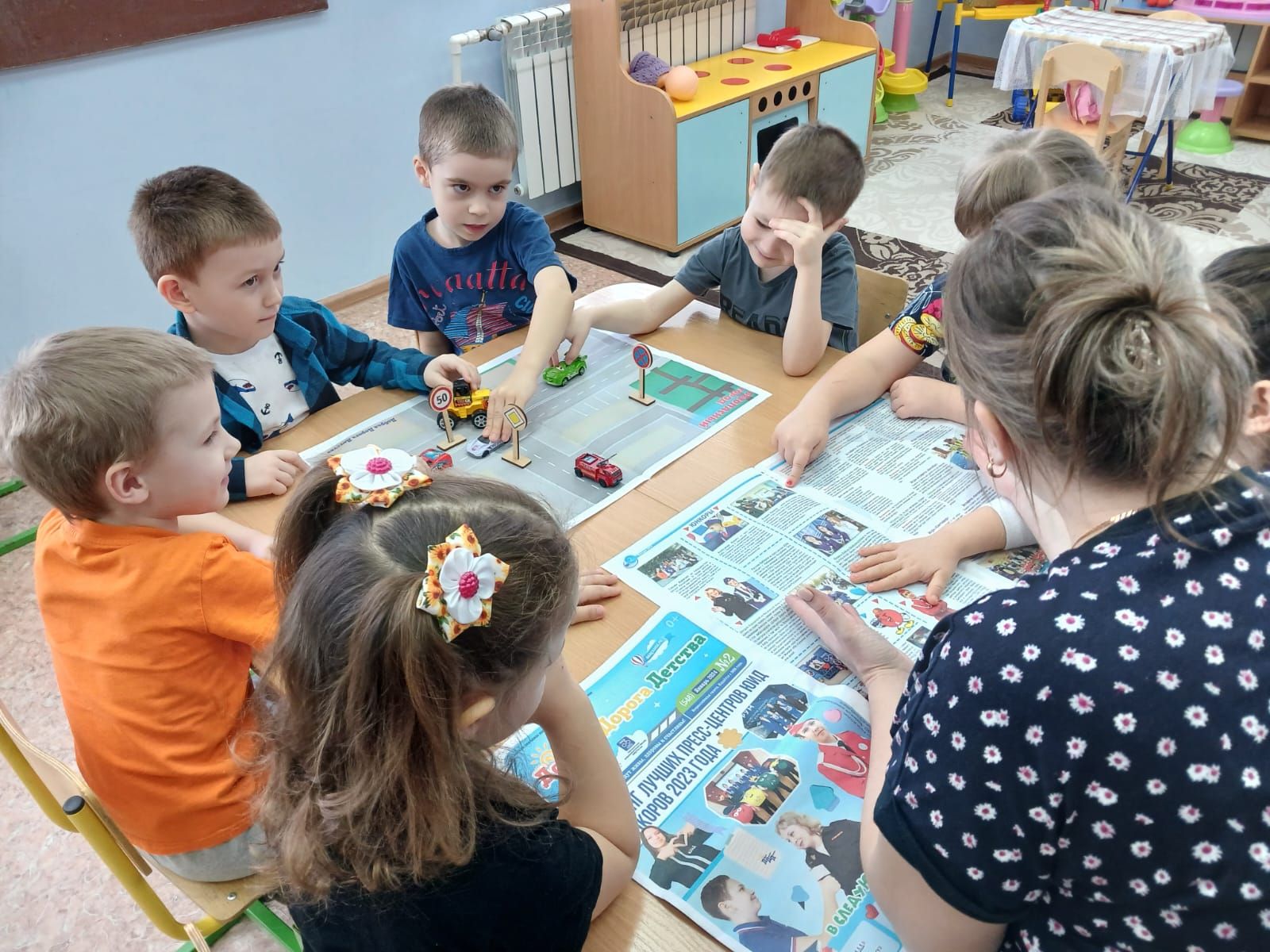 Алексеевские дошколята изучают ПДД