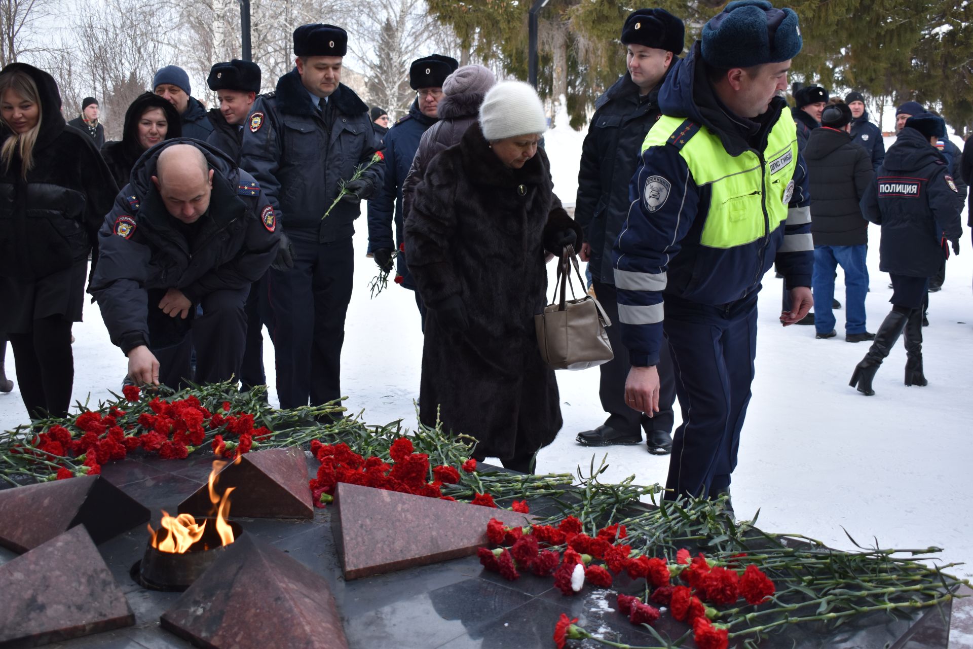 В День защитника Отечества в Алексеевском состоялся памятный митинг