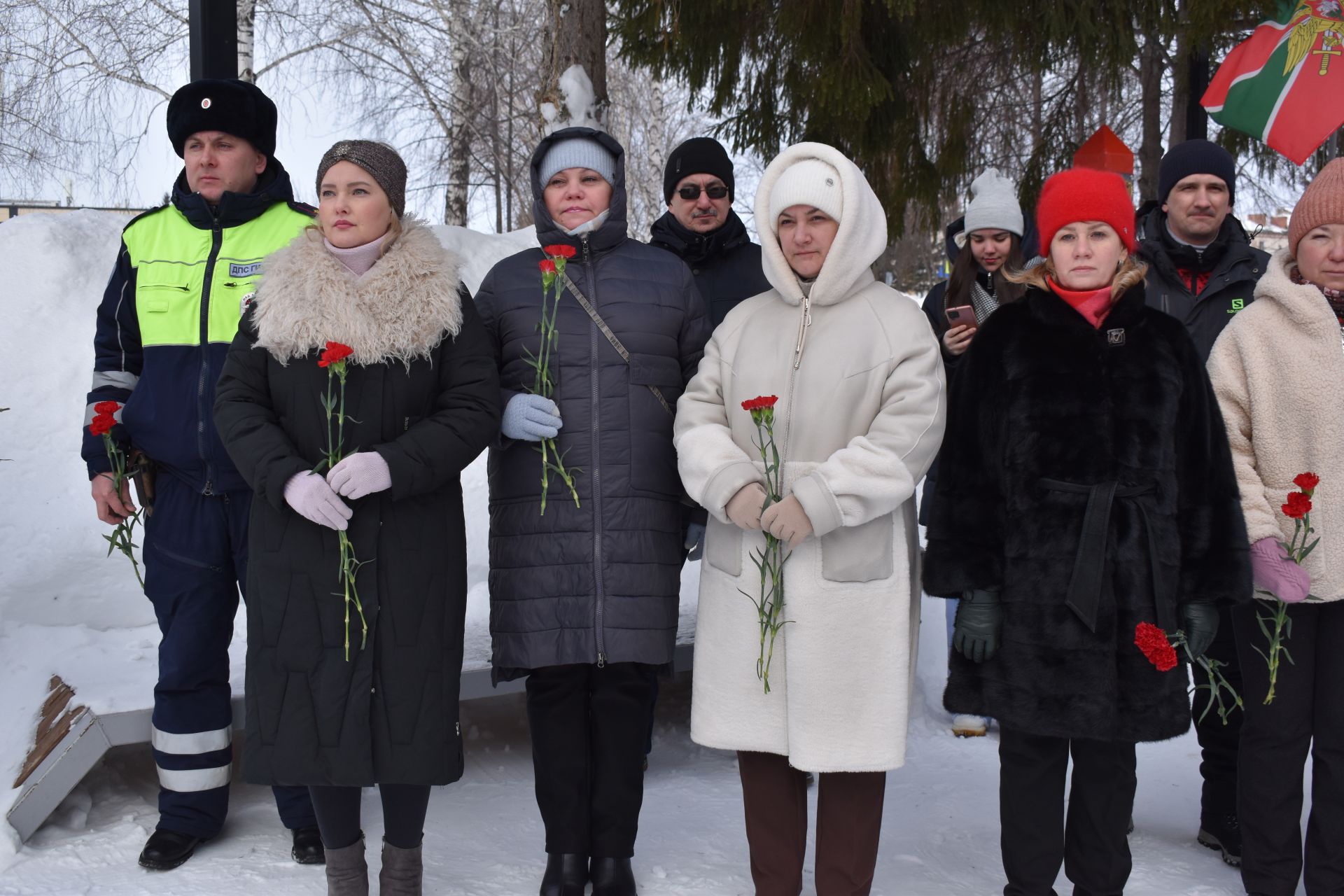 В День защитника Отечества в Алексеевском состоялся памятный митинг