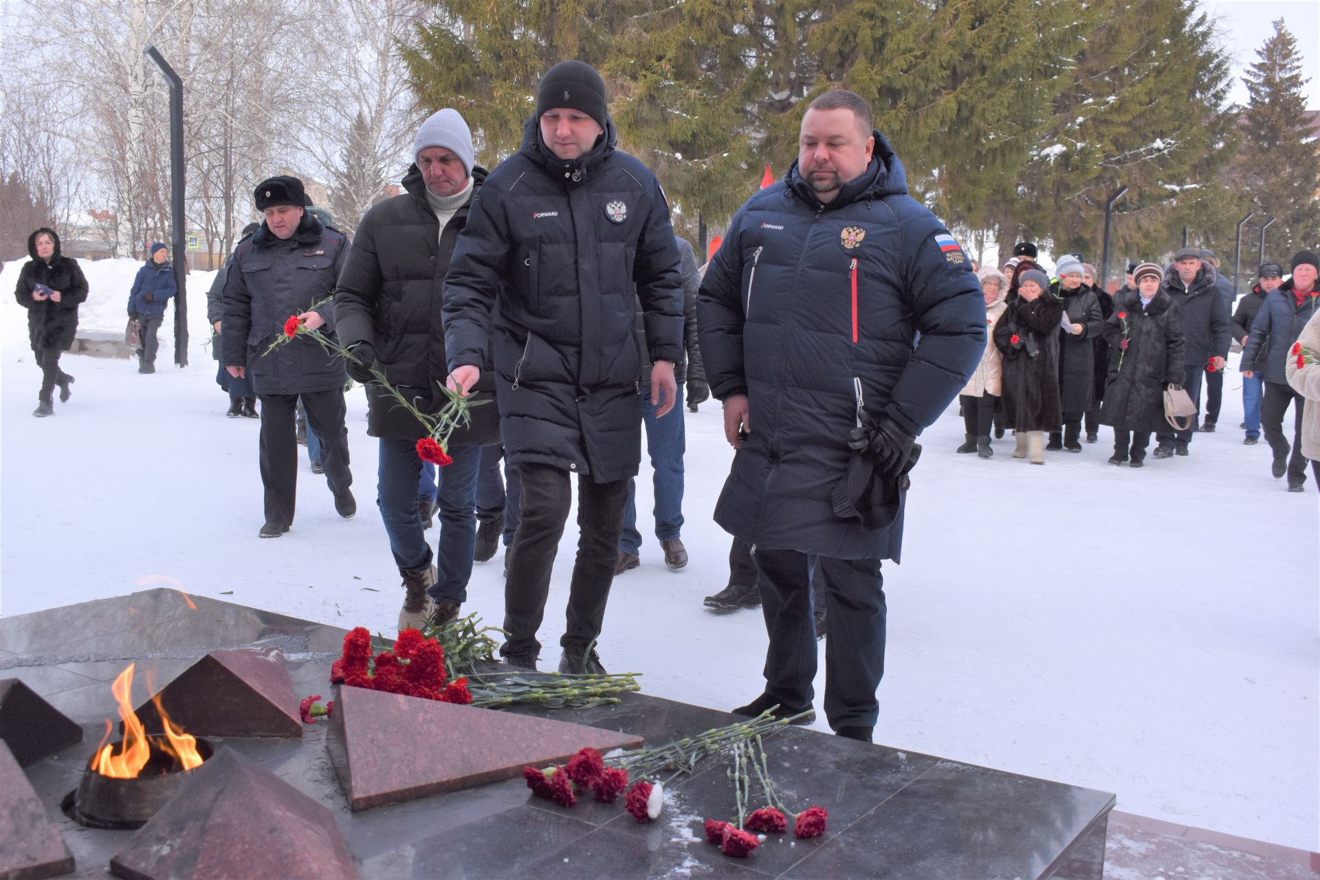 В День защитника Отечества в Алексеевском состоялся памятный митинг